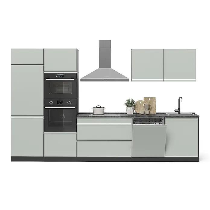 Küchenzeile R-Line 340 cm Pastellgrün Art.-Nr. 70593 - 