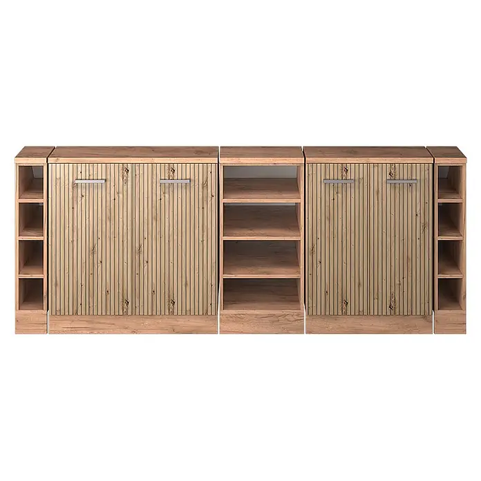 Küchenschrank für Dachschrägen R-Line 210 cm Artisan-Eiche Art.-Nr. 60104 - 