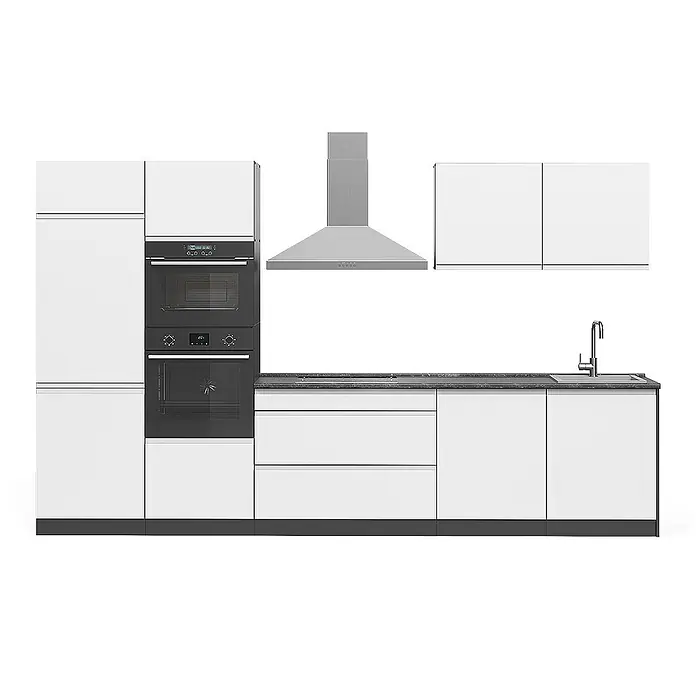 Küchenzeile R-Line 340 cm Weiß Art.-Nr. 70595 - 