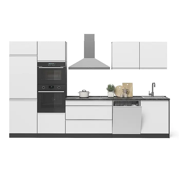 Küchenzeile R-Line 340 cm Weiß Art.-Nr. 70595 - 