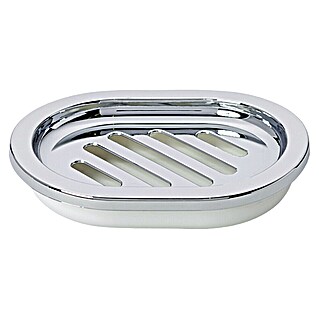 Venus Milano Zeepschaal (Wit, Kunststof, Verchroomd)