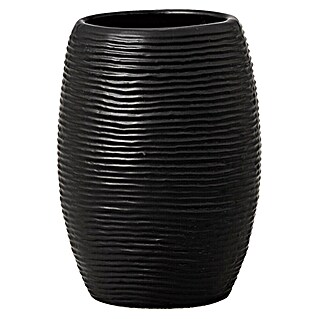 Venus Linea Tandenborstelbeker (Zwart, Keramiek)