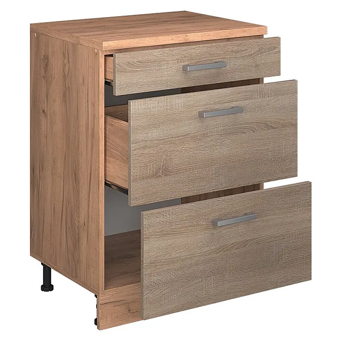 Küchenschrank für Dachschrägen R-Line 60 cm Sonoma Art.-Nr. 61720 - 