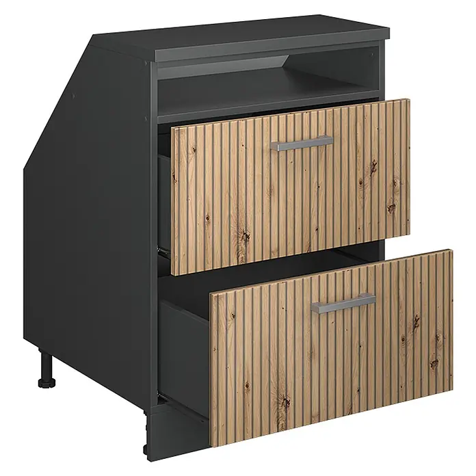 Küchenschrank für Dachschrägen R-Line 60 cm Artisan-Eiche Art.-Nr. 59992 - 