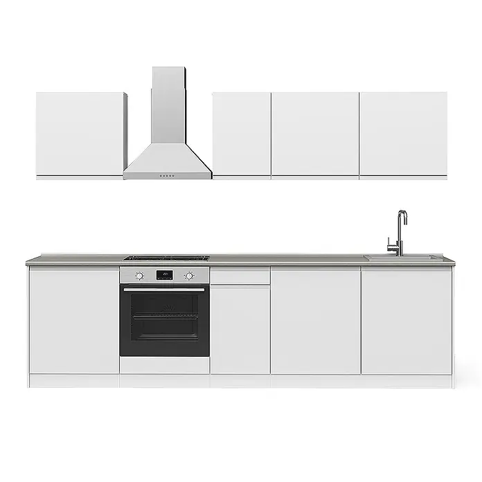 Küchenzeile R-Line 280 cm Weiß Art.-Nr. 70591 - 