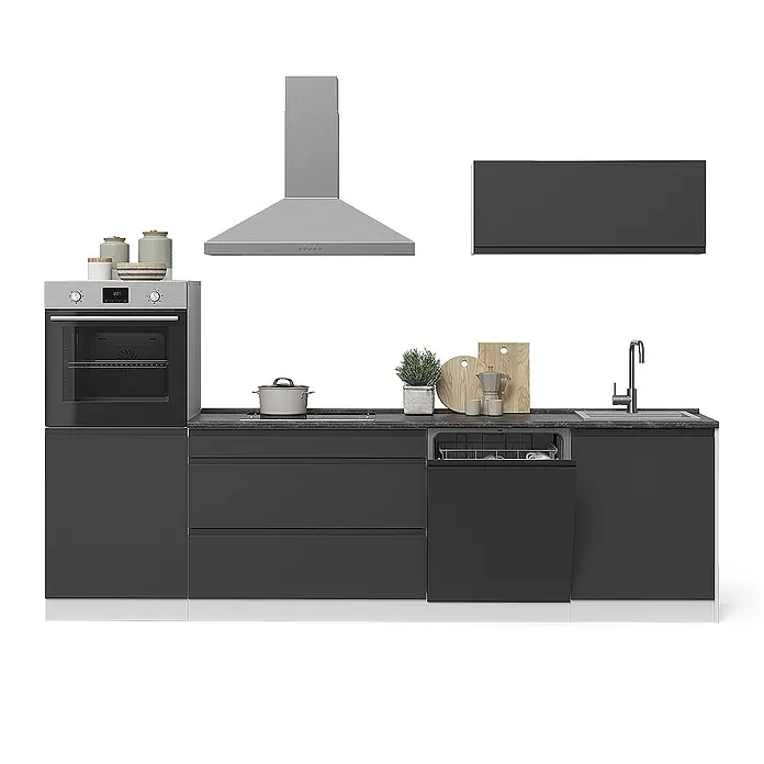 Küchenzeile R-Line 280 cm Anthrazit Art.-Nr. 70612 - 