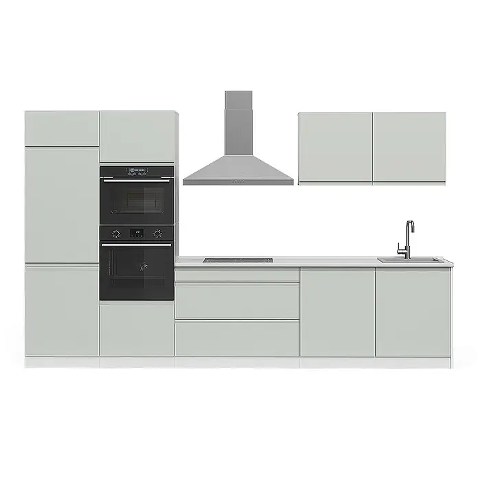 Küchenzeile R-Line 340 cm Pastellgrün Art.-Nr. 70601 - 