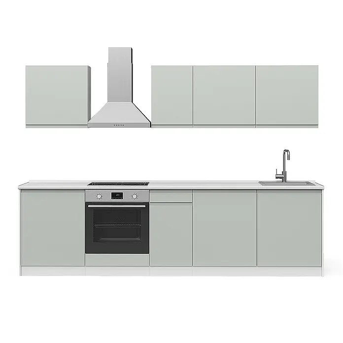 Küchenzeile R-Line 280 cm Pastellgrün Art.-Nr. 70589 - 