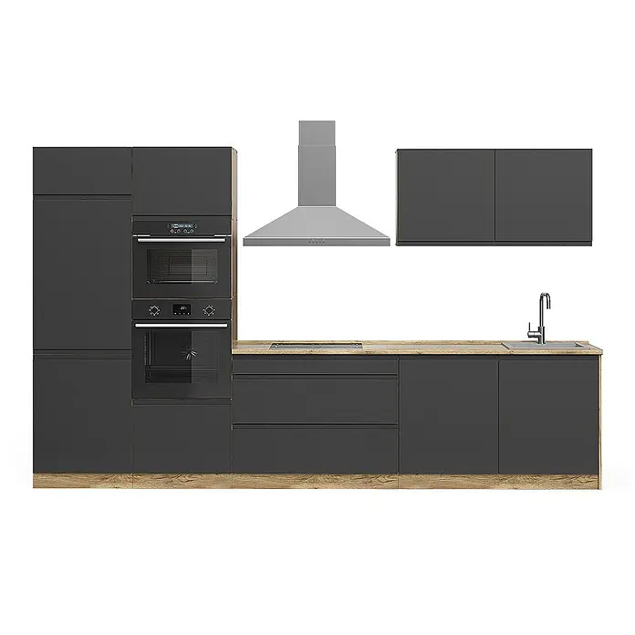 Küchenzeile R-Line 340 cm Anthrazit Art.-Nr. 70596 - 