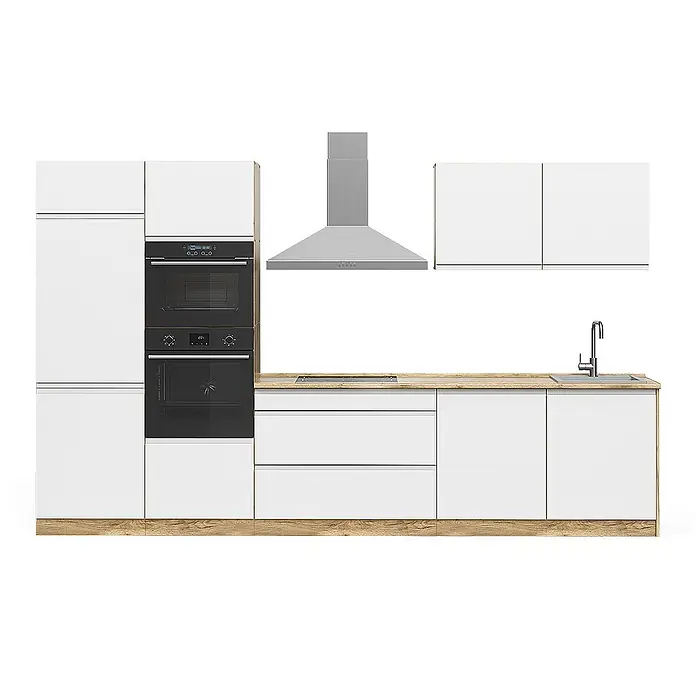 Küchenzeile R-Line 340 cm Weiß Art.-Nr. 70599 - 