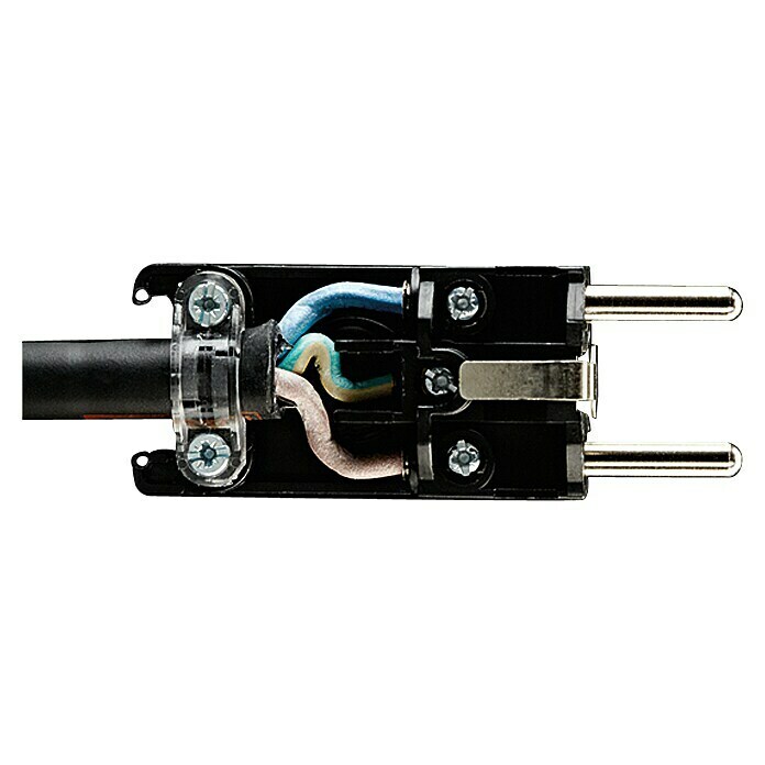 ABL Sursum Gummi-Schutzkontakt-Stecker SCHUKOultra ProRot/Schwarz, 250 V, 16 A, IP54 Unknown