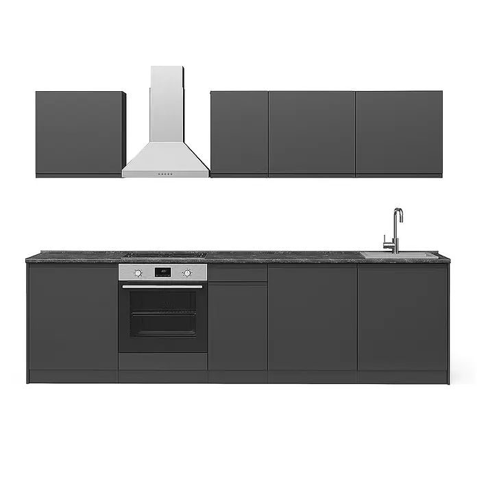 Küchenzeile R-Line 280 cm Anthrazit Art.-Nr. 70580 - 