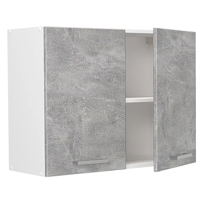 Küchenglasschrank R-Line 80 cm Beton Art.-Nr. 71445 - 