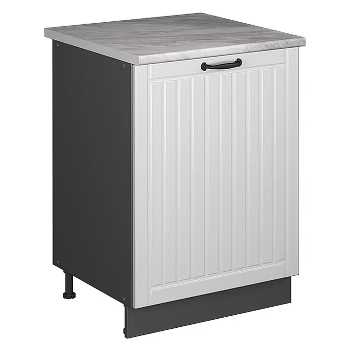 Küchenunterschrank Fame-Line 60 cm Weiß Landhaus Art.-Nr. 65172 - 