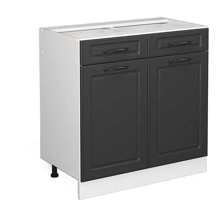 Küchenfront R-Line 79.2 cm Anthrazit Landhaus Art.-Nr. 37192 - 