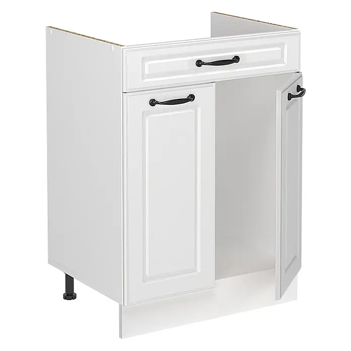 Spülenunterschrank R-Line 60 cm Weiß Landhaus Art.-Nr. 73038 - 