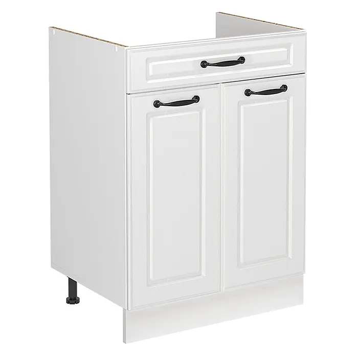 Spülenunterschrank R-Line 60 cm Weiß Landhaus Art.-Nr. 73035 - 