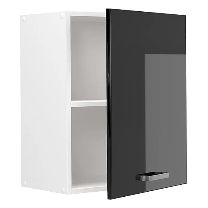 Hängeschrank R-Line 50 cm Schwarz Hochglanz Art.-Nr. 70027 - 