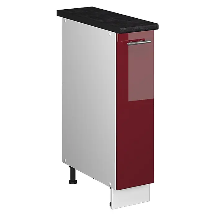 Apothekerschrank Fame-Line 20 cm Bordeaux Hochglanz Art.-Nr. 62079 - 