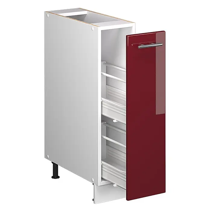 Apothekerschrank Fame-Line 20 cm Bordeaux Hochglanz Art.-Nr. 61673 - 