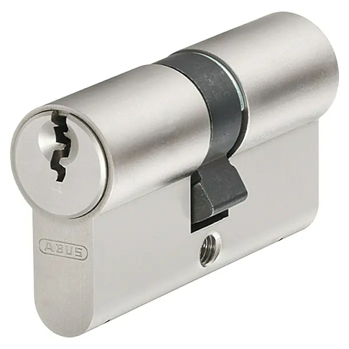 Abus Profilzylinder E30 - Baulänge innen: 40 mm, Baulänge außen: 45 mm, Anzahl Schlüssel: 5 Stk. - Ein ABUS-Profilzylinder, ideal für Haustüren und andere Anwendungen, die Sicherheit erfordern. Robuste Bauweise mit deutlichem Schlüsselkanal.