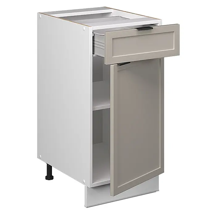 Küchenunterschrank Fame-Line 40 cm GrauBeige Art.-Nr. 60904 - 