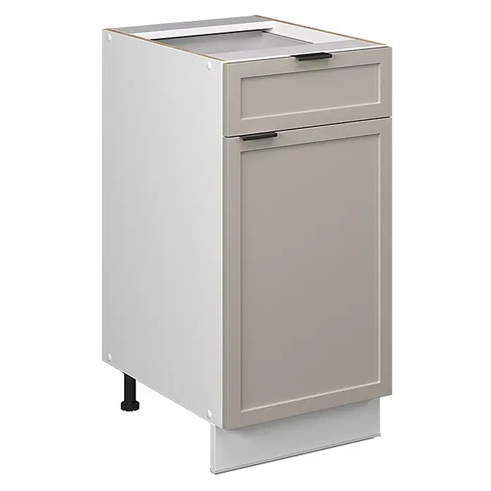 Küchenunterschrank Fame-Line 40 cm GrauBeige Art.-Nr. 60904 - 
