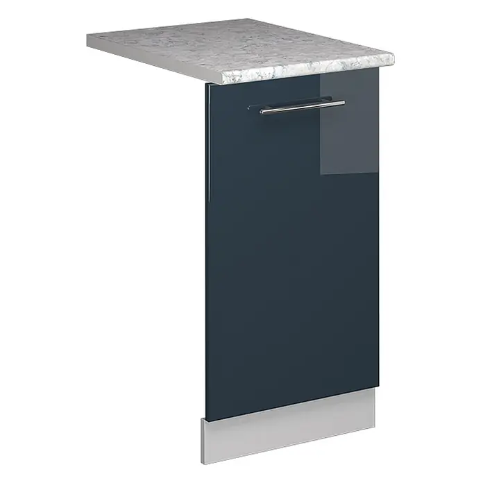 Geschirrspülblende Fame-Line 45 cm Dunkelblau Hochglanz Art.-Nr. 54610 - 