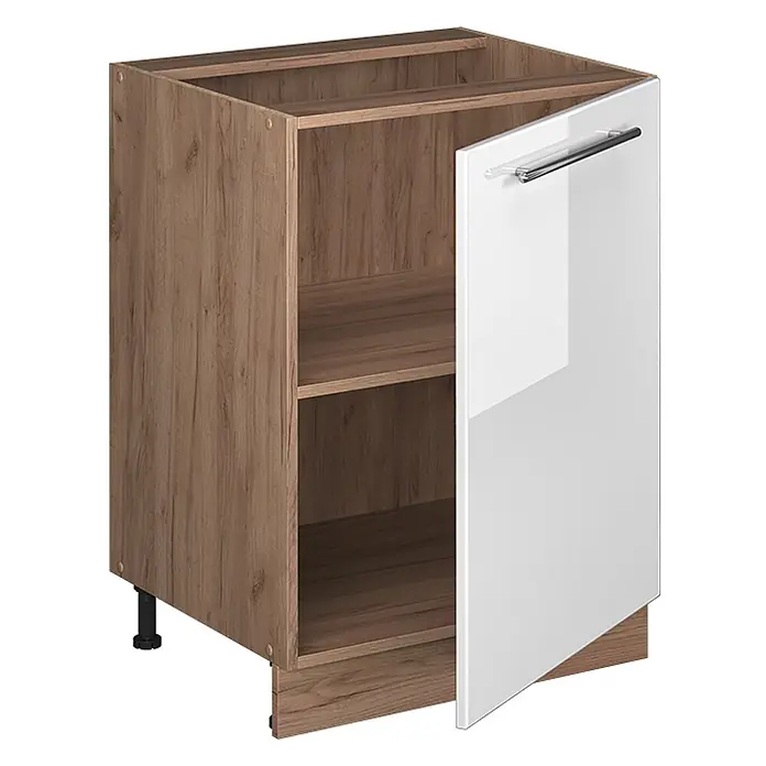 Küchenunterschrank Fame-Line 60 cm Weiß Hochglanz Art.-Nr. 65209 - 