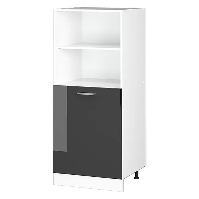 Küchenfront R-Line 59.6 cm Anthrazit Hochglanz Art.-Nr. 37373 - 