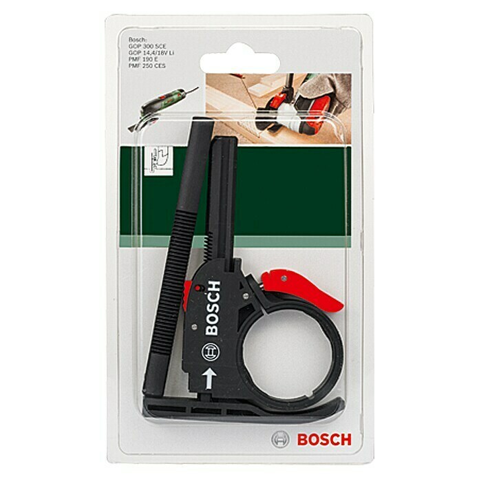 Bosch Tope de profundidad Expert (Específico para: Multiherramienta Bosch PMF 190 E/250 CES, Profundidad de corte: Regulable en pasos de 1,2 mm)