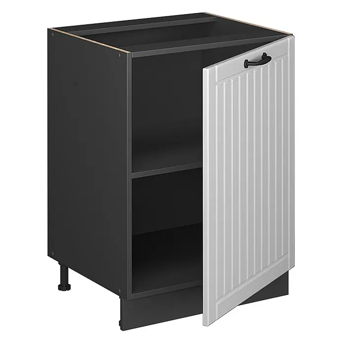 Küchenunterschrank Fame-Line 60 cm Weiß Landhaus Art.-Nr. 65171 - 