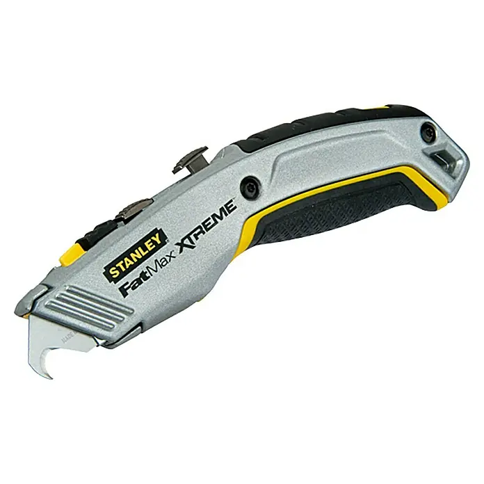 Stanley FatMax Messer PRO 2 in 1 - 2 einziehbare Klingen - Stanley FatMax Xtreme Teppichmesser.