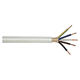 Izolirani kabel za vlažne prostorije (NYM-J5G1,5, Duljina: 5, Sive boje)