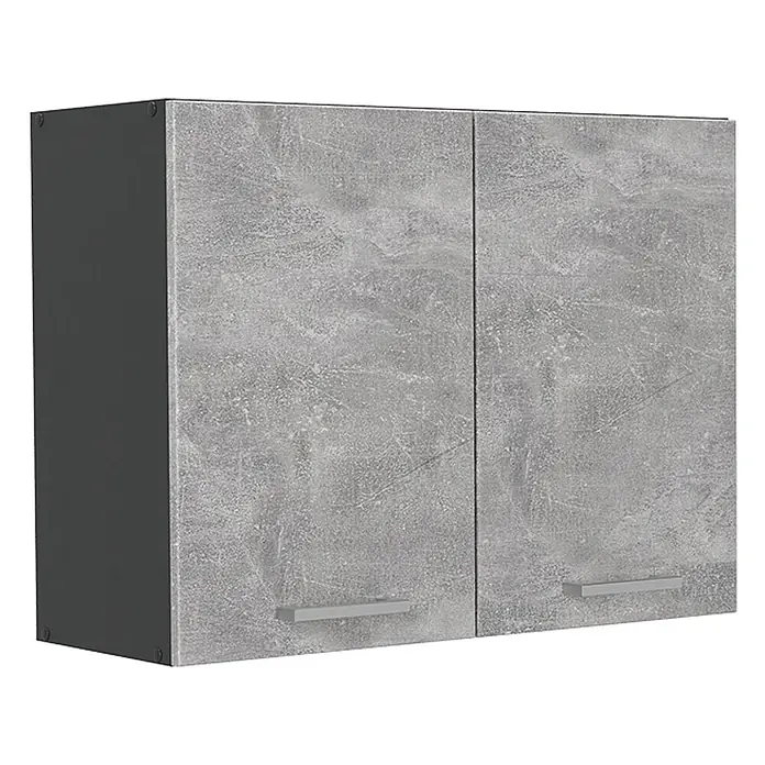 Küchenglasschrank R-Line 80 cm Beton Art.-Nr. 71460 - 
