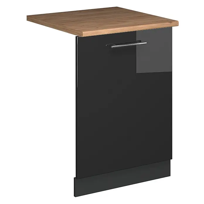 Geschirrspülblende Fame-Line 60 cm Anthrazit Hochglanz Art.-Nr. 54819 - 