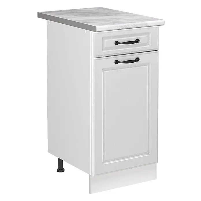 Spülenunterschrank R-Line 40 cm Weiß Landhaus Art.-Nr. 72906 - 
