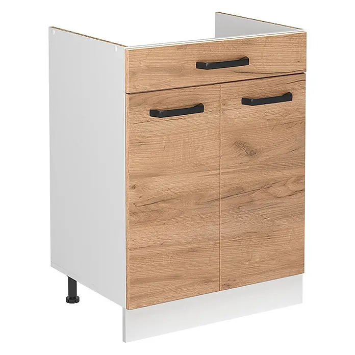Spülenunterschrank R-Line 60 cm Goldkraft Eiche Art.-Nr. 73007 - 