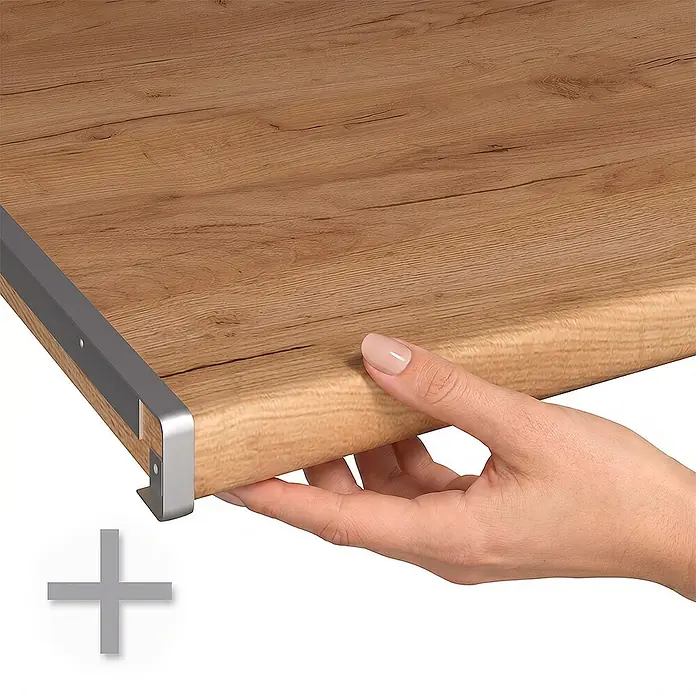 Apothekerschrank Fame-Line 20 cm Anthrazit Hochglanz Art.-Nr. 62091 - 