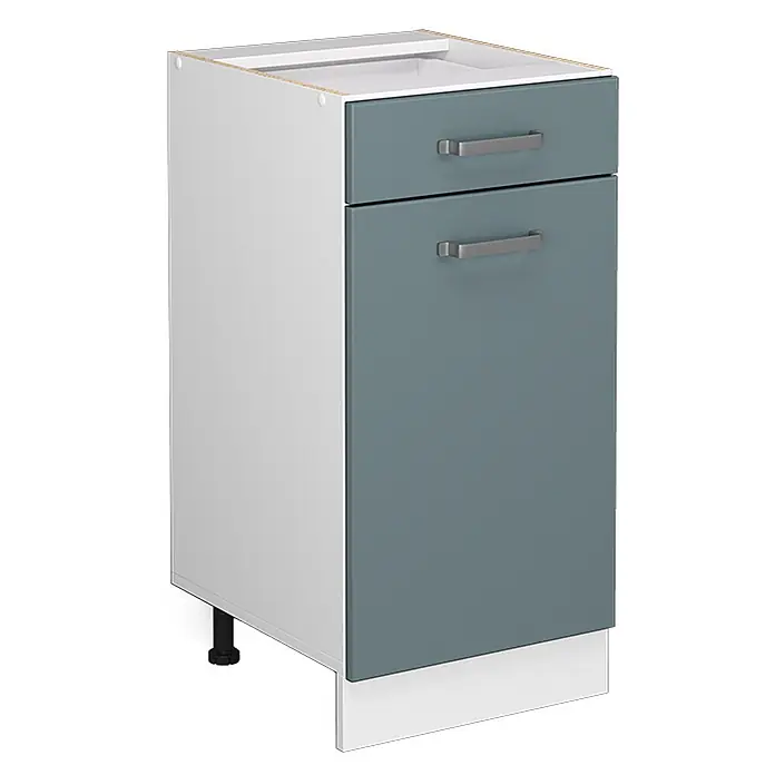 Küchenfront R-Line 39.6 cm Blau-Grau Art.-Nr. 40929 - 