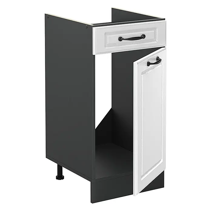 Küchenunterschrank R-Line 40 cm Weiß Landhaus Art.-Nr. 61054 - 