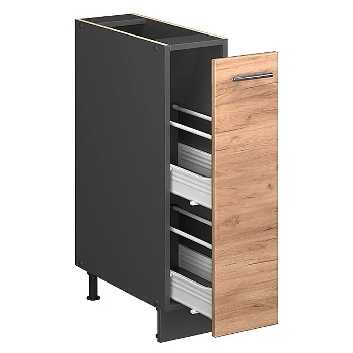 Apothekerschrank Fame-Line 20 cm Goldkraft Eiche Art.-Nr. 61679 - 