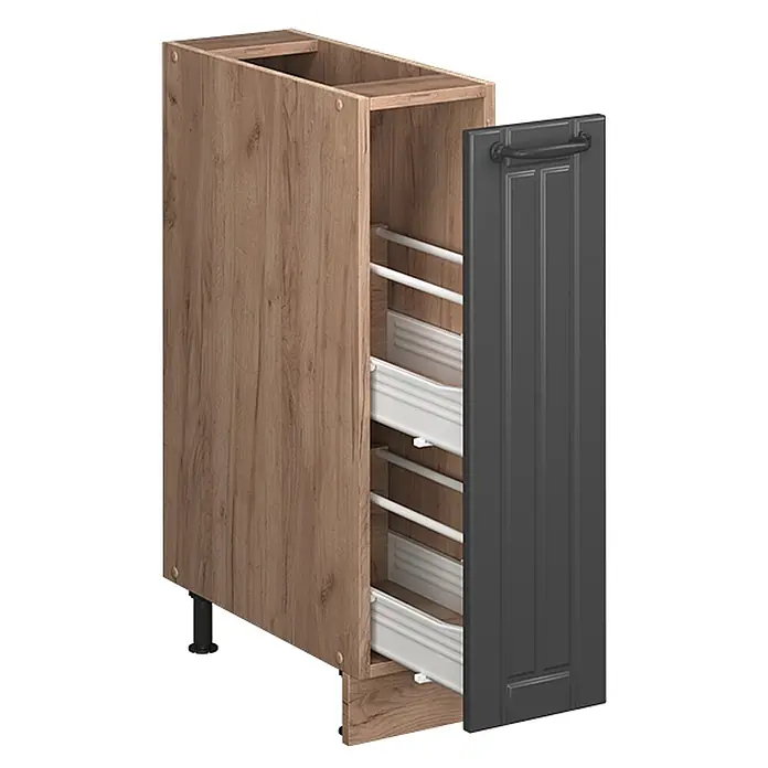 Apothekerschrank Fame-Line 20 cm Dunkelgrau Art.-Nr. 62122 - 