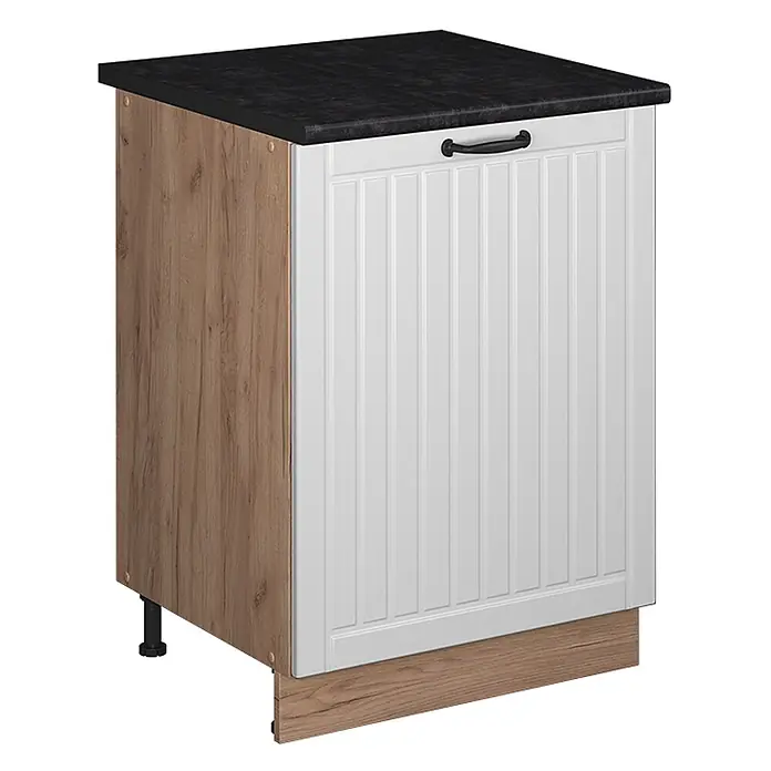 Spülenunterschrank Fame-Line 60 cm Weiß Landhaus Art.-Nr. 63404 - 