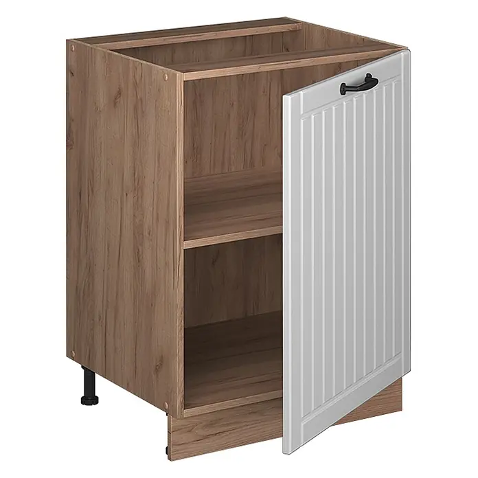 Küchenunterschrank Fame-Line 60 cm Weiß Landhaus Art.-Nr. 65216 - 