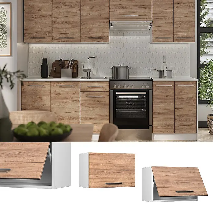 Hängeschrank Fame-Line 60 cm Goldkraft Eiche Art.-Nr. 61535 - 