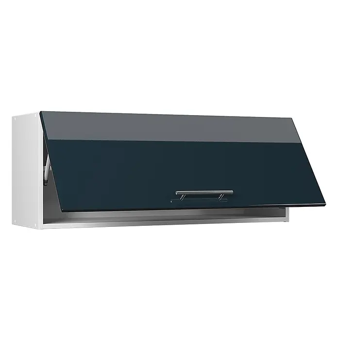 Hängeschrank Fame-Line 100 cm Dunkelblau Hochglanz Art.-Nr. 61564 - 