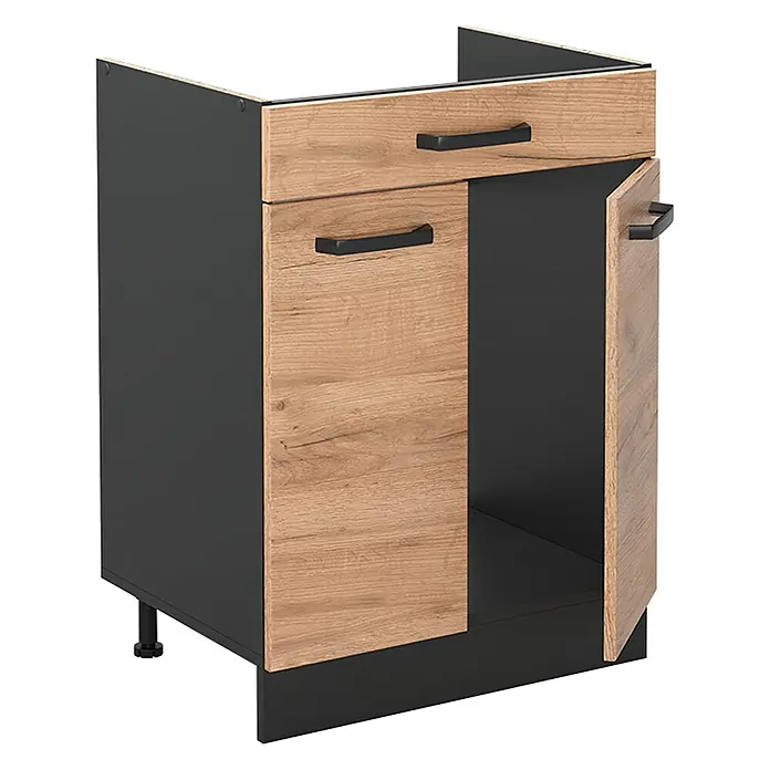 Küchenunterschrank R-Line 60 cm Goldkraft Eiche Art.-Nr. 61099 - 