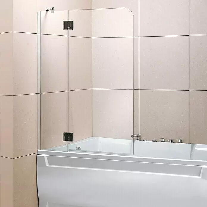 Corniche Badewannenaufsatz - B x H: 107 x 140 cm, 2 Stk., Chrom - Stimmungsaufnahme