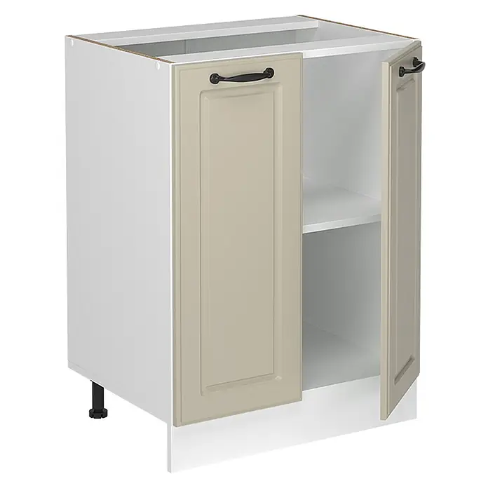 Küchenunterschrank R-Line 60 cm Sand Landhaus Art.-Nr. 71196 - 